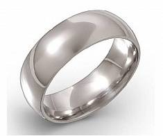 Кольцо из серебра классическое, гладкое ширина 6мм G-60-04-3-20-000