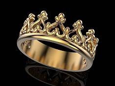 Обручальное кольцо Корона И-725907