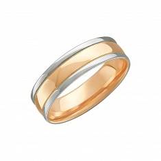 Обручальные кольца из трубы из комбинированного золота Р3О060164