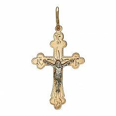 Крест из комбинированного золота 01Р760695